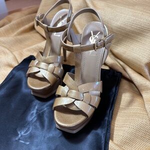 YSL Tstrap sandals
